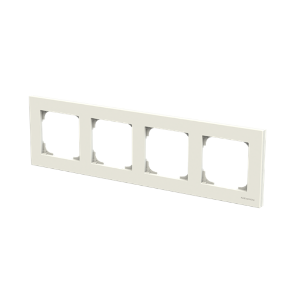 ABB SKY Альпийский белый Рамка 4-постовая, базовая  /2CLA857410A1101/